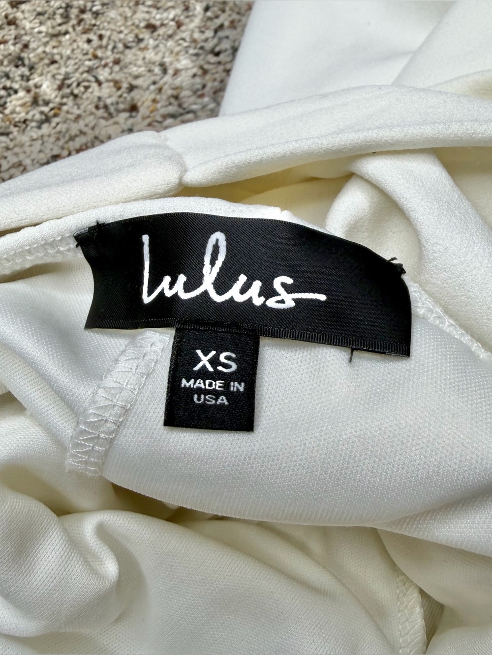 Lulus Thinking Out Loud White Backless Jumpsuit Extra Small Bridal Bride Wedding - Picture 6 of 10
